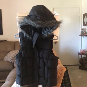Vest with hood